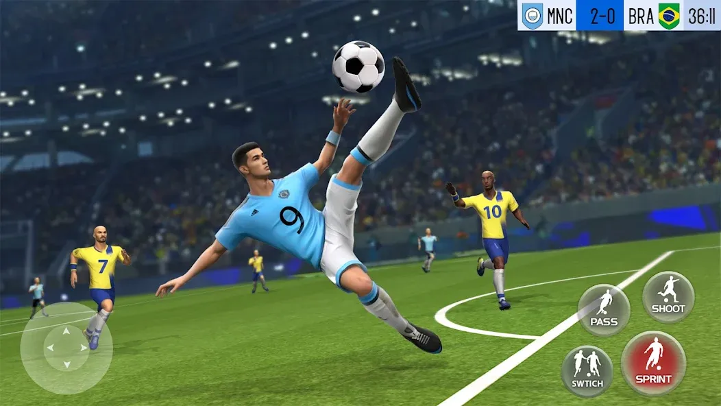 Play Football: Soccer Games (тар Футбол 23)  [МОД Меню] Screenshot 1