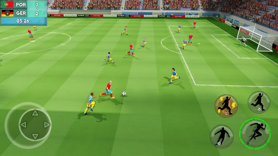 Play Football: Soccer Games (тар Футбол 23)  [МОД Меню] Screenshot 3