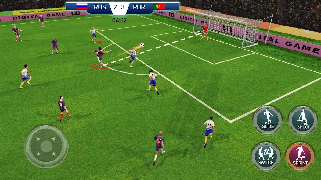 Play Football: Soccer Games (тар Футбол 23)  [МОД Меню] Screenshot 5