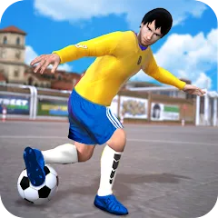 Взлом Street Football Kick Games (Уличный футбол Игры с ударами)  [МОД Много монет] - последняя версия apk на Андроид