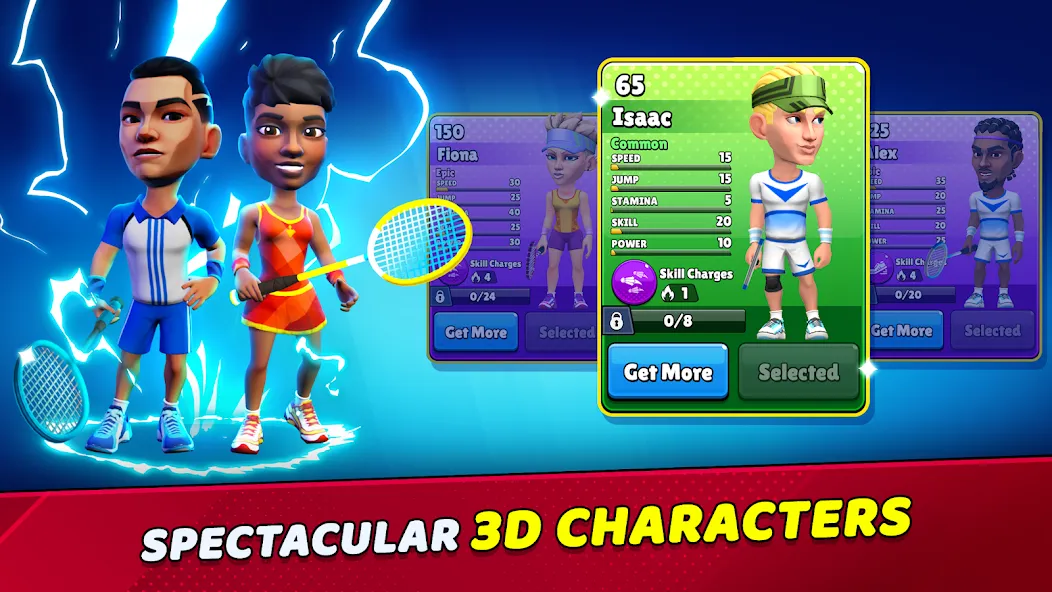 Badminton Clash 3D (Бадминтон Клаш 3D)  [МОД Mega Pack] Screenshot 5