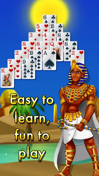 Pyramid Solitaire - Egypt (Пирамиды пасьянс)  [МОД Бесконечные деньги] Screenshot 3