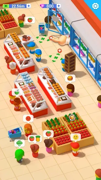 My Idle Supermarket Simulator (Мой Айдл Стор)  [МОД Бесконечные деньги] Screenshot 4