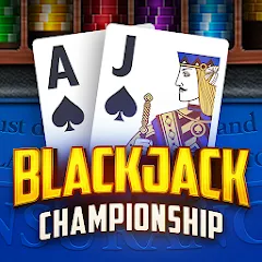 Взломанная Blackjack Championship (Блэкджек Чемпионат)  [МОД Много монет] - полная версия apk на Андроид