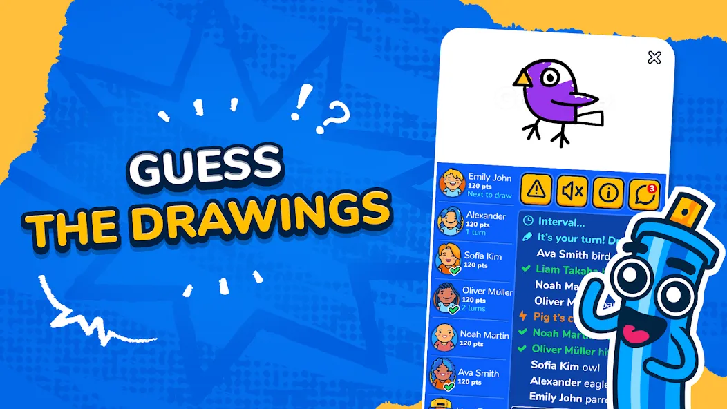 Gartic.io - Draw, Guess, WIN  [МОД Mega Pack] Screenshot 1