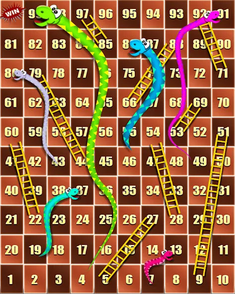 Snake and ladder (Змеи и лестницы)  [МОД Mega Pack] Screenshot 1