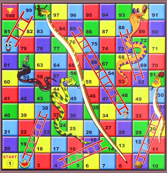 Snake and ladder (Змеи и лестницы)  [МОД Mega Pack] Screenshot 2