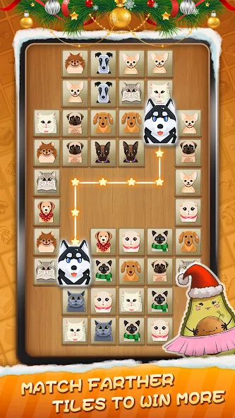 Tile Connect - Matching Games (Тайл Коннект)  [МОД Меню] Screenshot 3