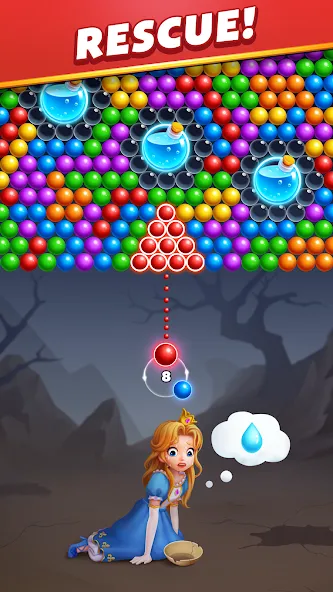 Bubble Shooter Royal Pop  [МОД Unlimited Money] Screenshot 1