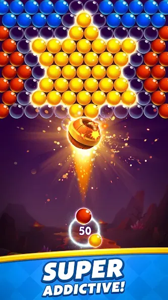 Bubble Shooter  [МОД Все открыто] Screenshot 1