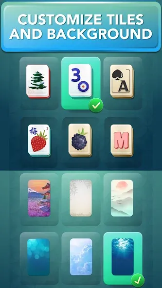 Solitaire Mahjong for Seniors  [МОД Бесконечные деньги] Screenshot 3