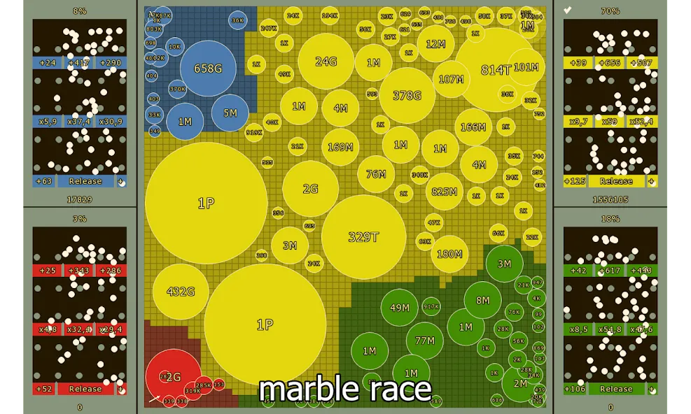 Marble Race and Territory War (Марбл Рейс и Территориальная Война)  [МОД Unlocked] Screenshot 4