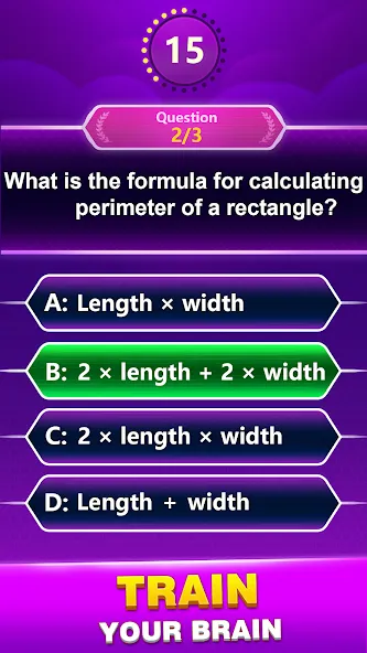 Math Trivia - Quiz Puzzle Game (Математические загадки)  [МОД Unlocked] Screenshot 3