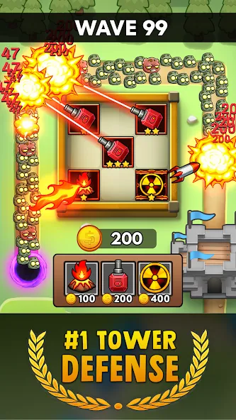 Merge Clash: Tower Defense TD (Мердж Клаш)  [МОД Mega Pack] Screenshot 2