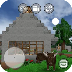 Взломанная Mini Block Craft (Мини Блок Ремесло)  [МОД Menu] - последняя версия apk на Андроид