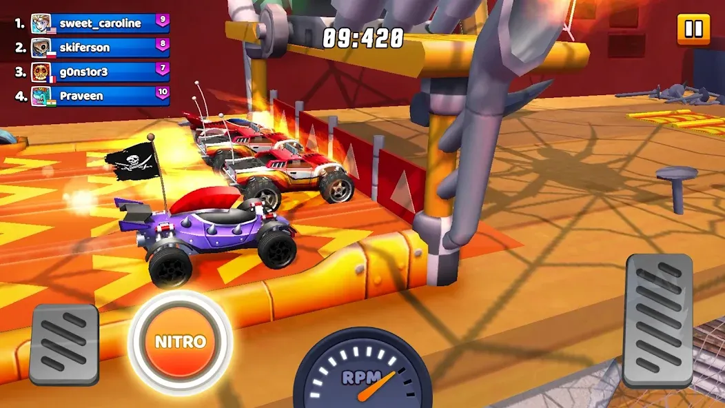 Nitro Jump - Car Racing (Нитро Джамп Рейсинг)  [МОД Много монет] Screenshot 1