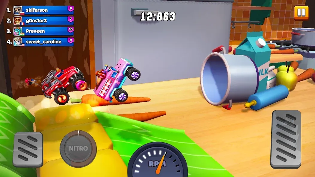 Nitro Jump - Car Racing (Нитро Джамп Рейсинг)  [МОД Много монет] Screenshot 5