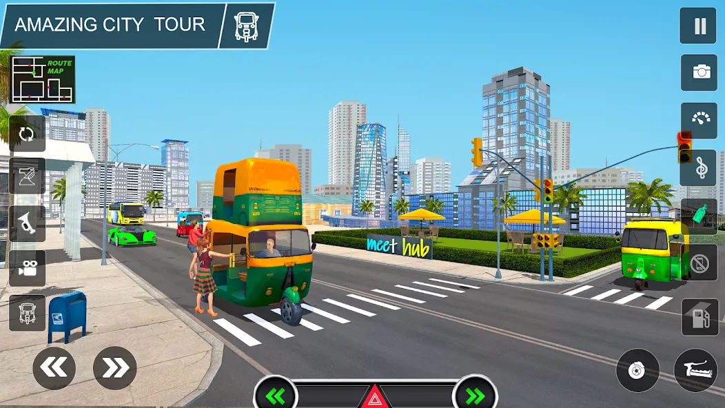 Tuk Tuk Auto Rickshaw Game 3d  [МОД Mega Pack] Screenshot 3