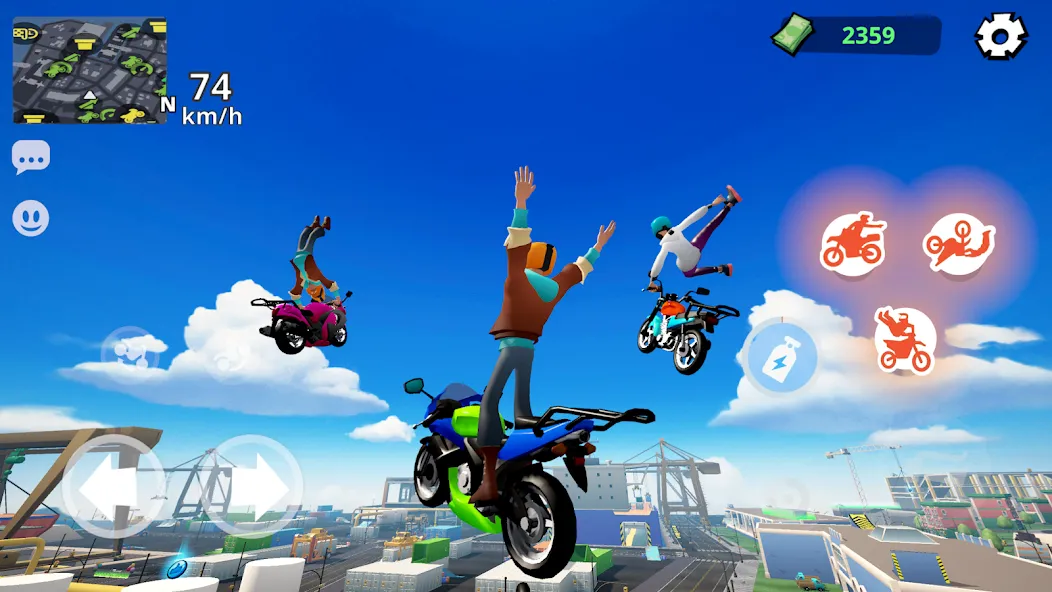 Moto City: Mad Bike Delivery (Мото Сити)  [МОД Бесконечные деньги] Screenshot 5