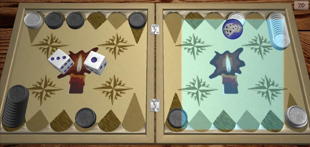 Backgammon 6 1  [МОД Бесконечные деньги] Screenshot 4