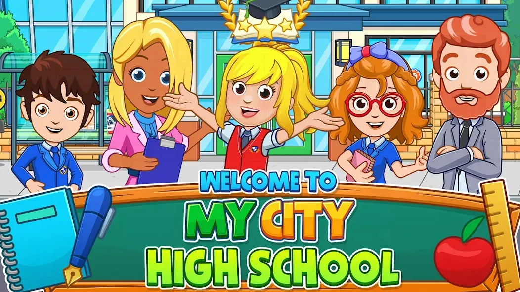 My City : High School (Мой город)  [МОД Mega Pack] Screenshot 1