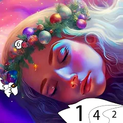 Скачать взломанную Myth & Fairy Color by Number  [МОД Бесконечные деньги] - стабильная версия apk на Андроид