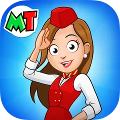 Скачать взлом My Town Airport games for kids (Май Таун)  [МОД Меню] - последняя версия apk на Андроид