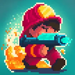 Скачать взломанную Firefighter: pixel shooter  [МОД Меню] - последняя версия apk на Андроид