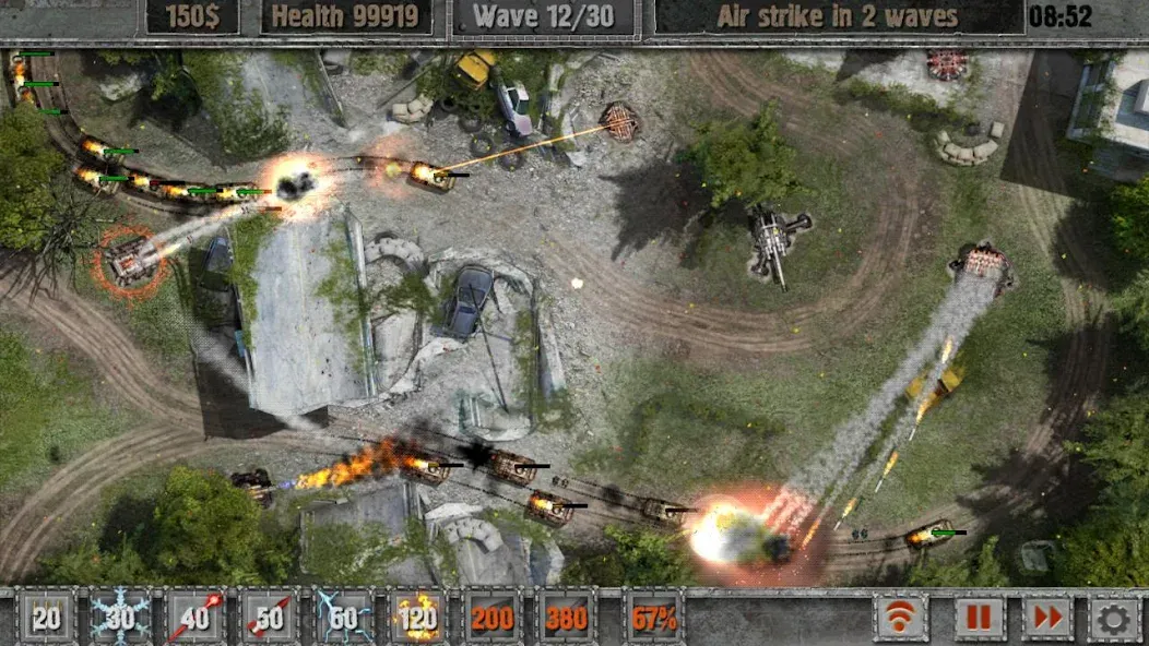 Defense Zone 2 HD Lite (Дефенс Зон 2  Лайт)  [МОД Unlimited Money] Screenshot 1