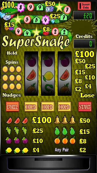 Super Snake Slot Machine  [МОД Много денег] Screenshot 1