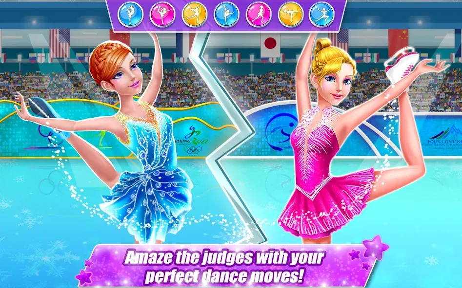 Ice Skating Superstar - Perfec  [МОД Много денег] Screenshot 5