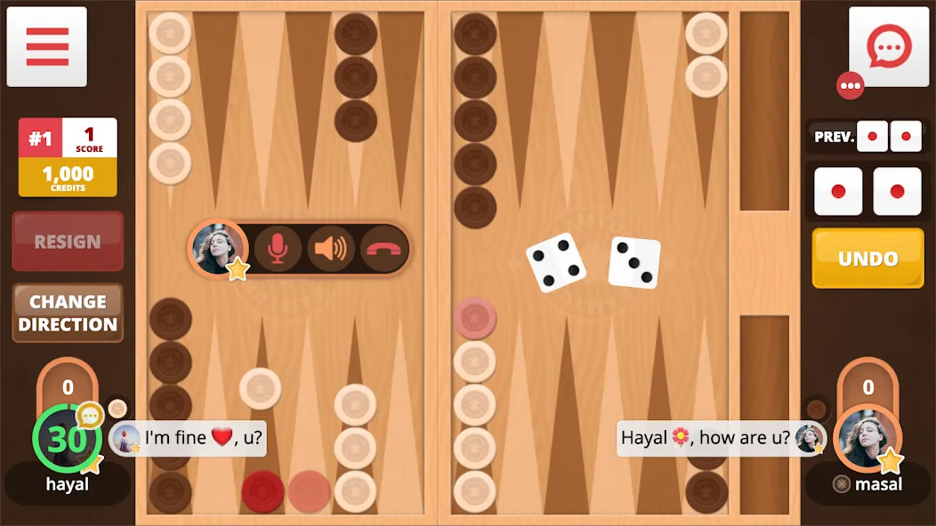 Backgammon Online (Тавла Онлайн)  [МОД Unlimited Money] Screenshot 1