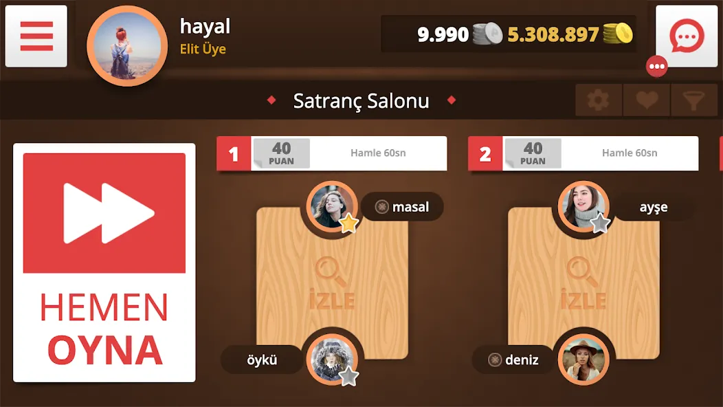 Satranç Online  [МОД Много монет] Screenshot 4