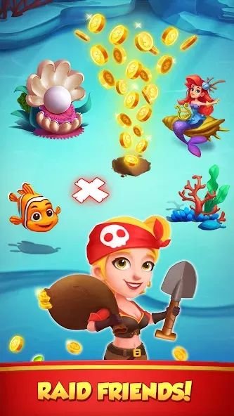 Coin Rush - Pirate GO! (Коин Раш)  [МОД Unlocked] Screenshot 3