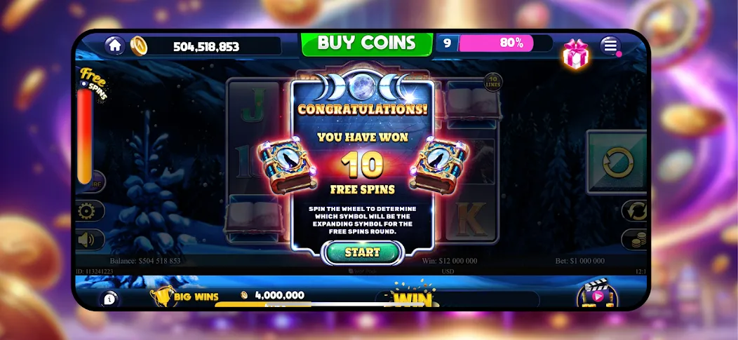 Majestic Slots: Slot Machine  [МОД Unlimited Money] Screenshot 4