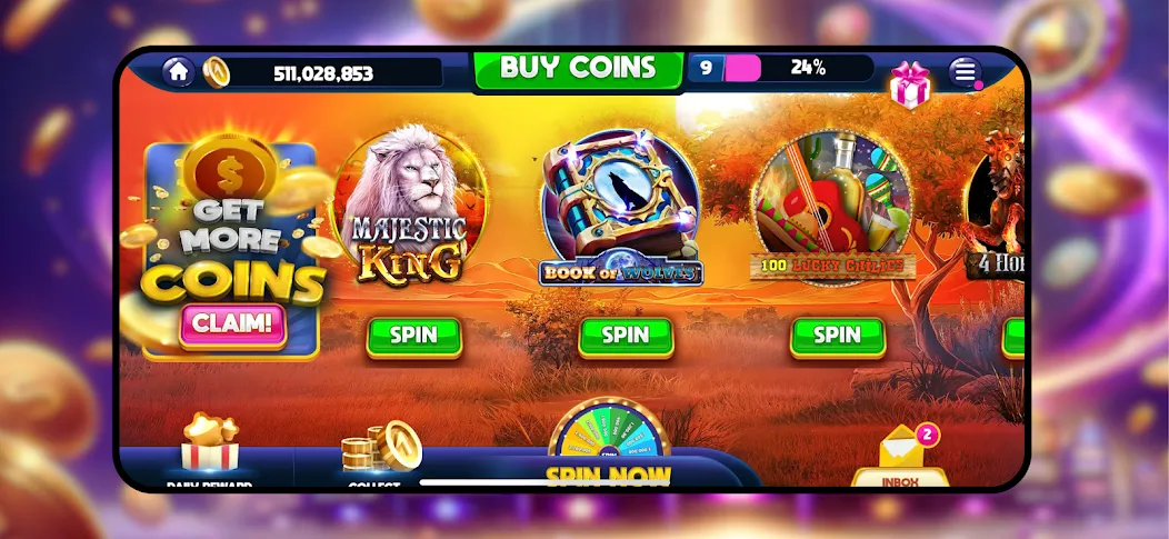 Majestic Slots: Slot Machine  [МОД Unlimited Money] Screenshot 5