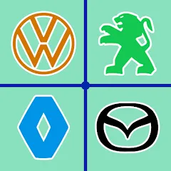 Скачать взломанную Car Logo Quiz — Guess the Car  [МОД Много монет] - стабильная версия apk на Андроид