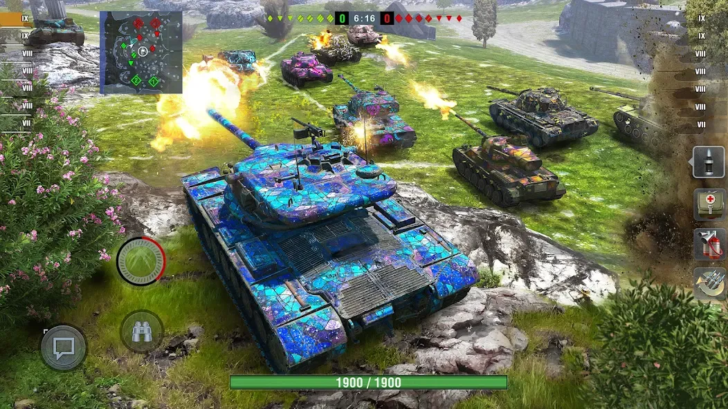 World of Tanks Blitz (Ворлд оф Танкс Блиц ПВП)  [МОД Все открыто] Screenshot 1