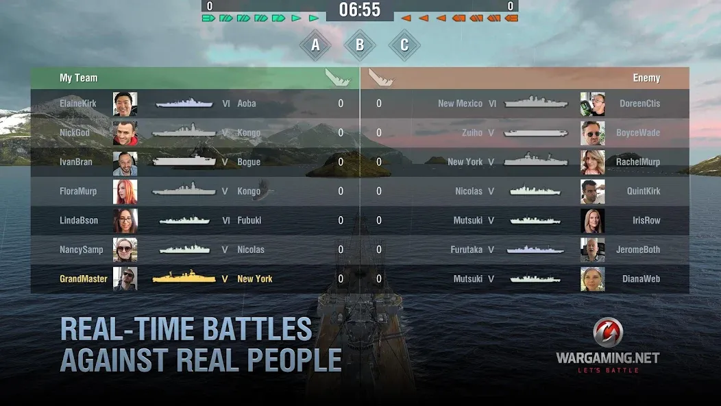 World of Warships Blitz War (Ворлд оф Варшипс Блиц Вар)  [МОД Много монет] Screenshot 5