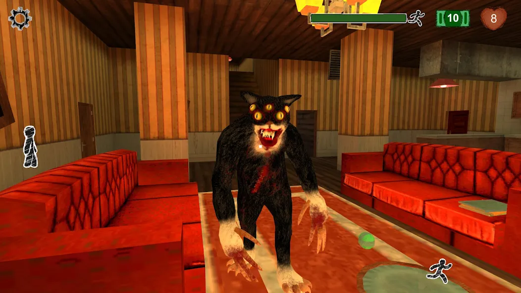 Cat Fred Evil Pet. Horror game  [МОД Menu] Screenshot 1