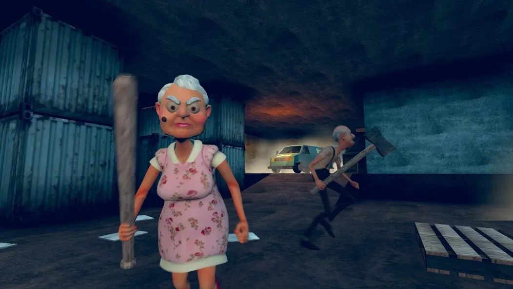 Grandpa & Granny 4 Online Game  [МОД Бесконечные монеты] Screenshot 1