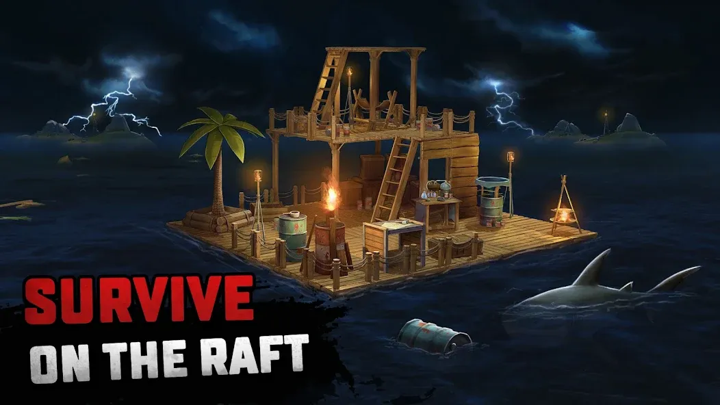 Raft® Survival - Ocean Nomad (Рафт)  [МОД Много монет] Screenshot 1