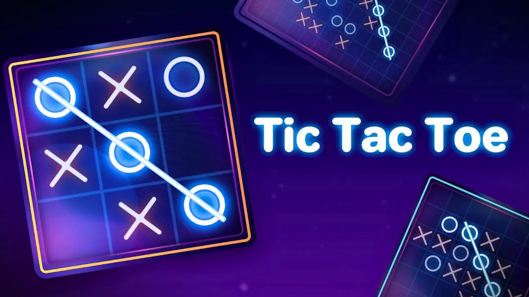 Tic Tac Toe 2 Player: XO Game (Тик Так Тоу 2 игрока)  [МОД Mega Pack] Screenshot 1