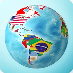 Взлом Flags On the Globe  [МОД Много монет] - стабильная версия apk на Андроид