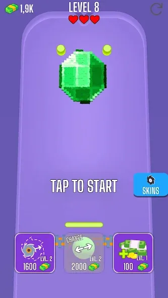 Saw Brick Crusher – Pong 3D (Со Брик Крашер)  [МОД Unlocked] Screenshot 2