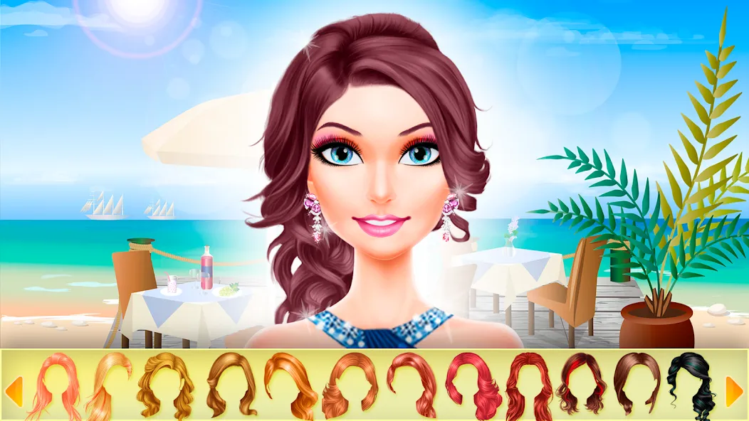 Makeup games makeover dress up  [МОД Бесконечные монеты] Screenshot 4