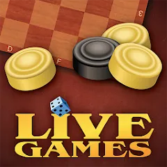 Скачать взлом Checkers LiveGames online  [МОД Mega Pack] - полная версия apk на Андроид