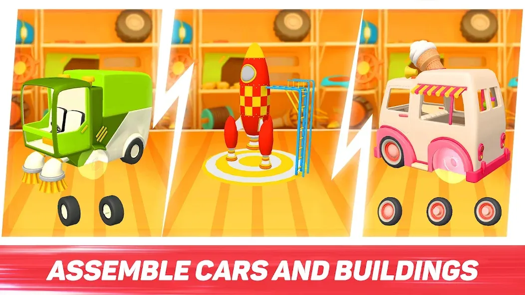 Leo Runner: car games for kids  [МОД Меню] Screenshot 2