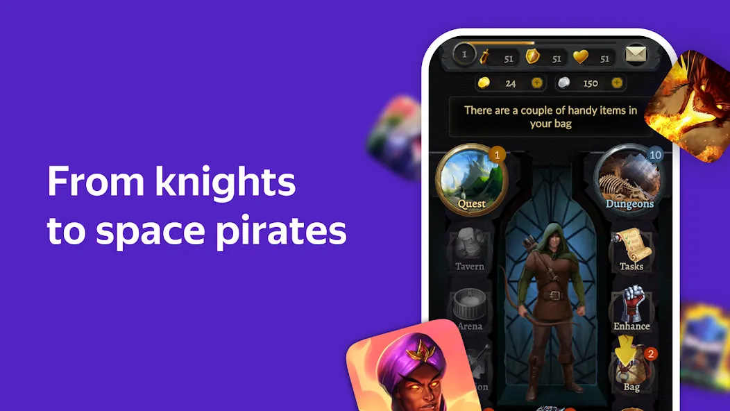 Yandex Games RPG and Role  [МОД Unlocked] Screenshot 4