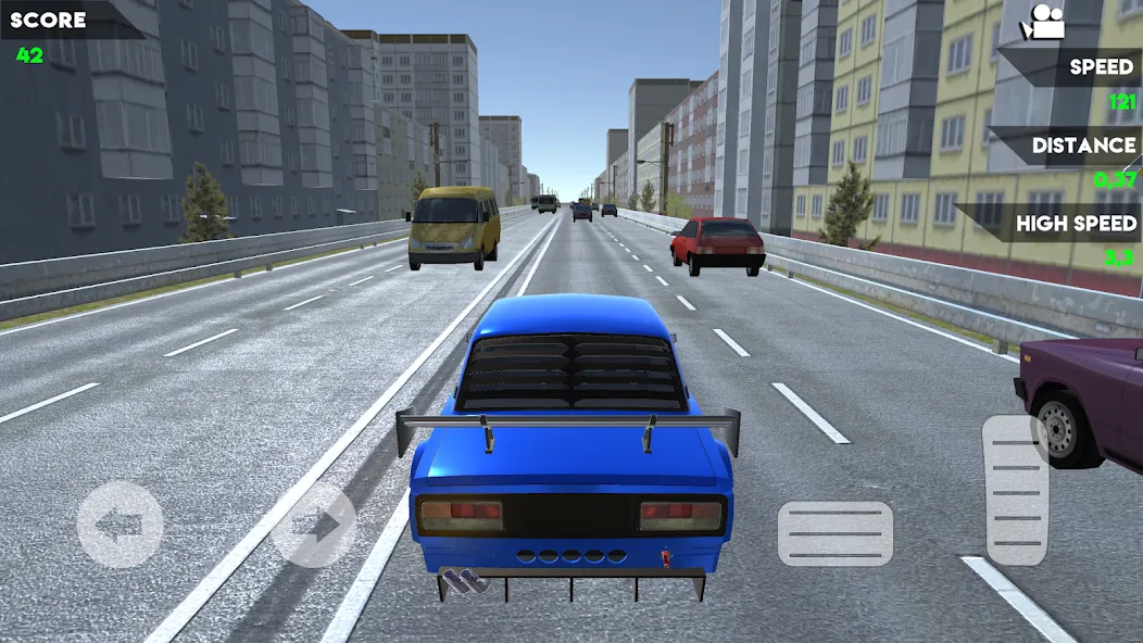 Turbo VAZ: Traffic Racer  [МОД Много монет] Screenshot 3